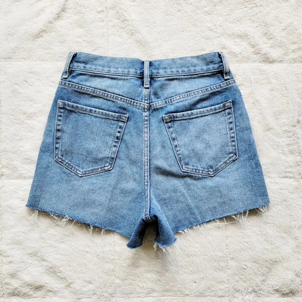 Pacsun Ultra High Rise Distressed Vintage Shorts